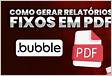 COMO USAR O PLUGIN PDF CONJURER DO BUBBLE bubble